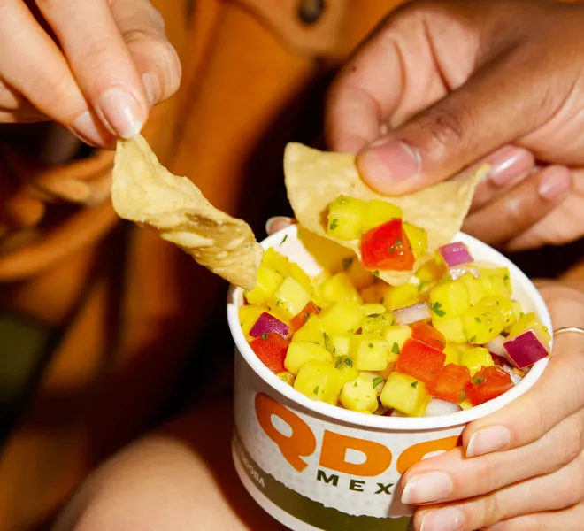 Mango Salsa at QDOBA